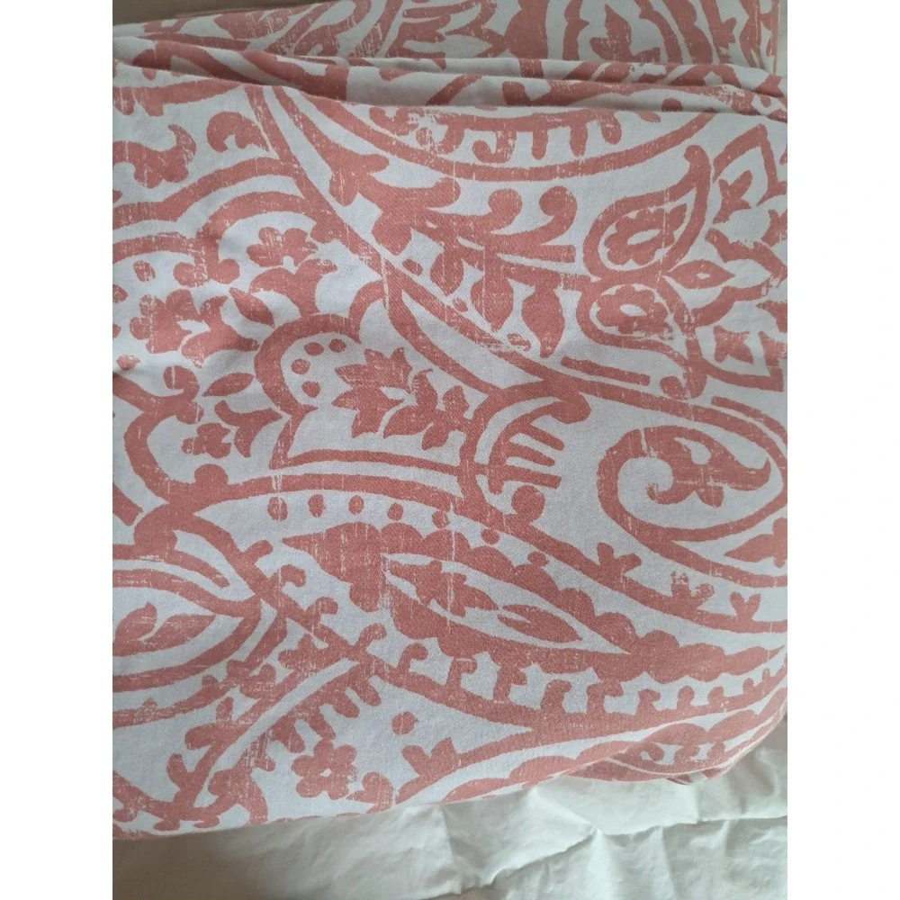 Charter Club Damask 100% Pima Cotton Full / Queen Duvet Comforter Cover